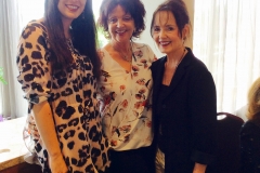 Betty and Anne Dargie with Catherine Casey